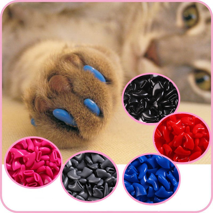 Cats Kitten Paws Grooming Nail Claw Cap+5