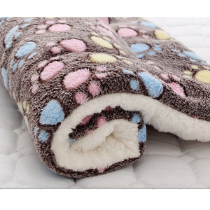 Soft Flannel Pet Mat dog Bed Winter Thicken Warm